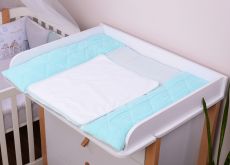 Пеленальный матрас Baby Veres 72×80 см Velour Mint